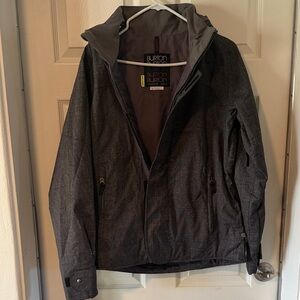 Burton women’s Dark Gray Hooded Ski Jacket